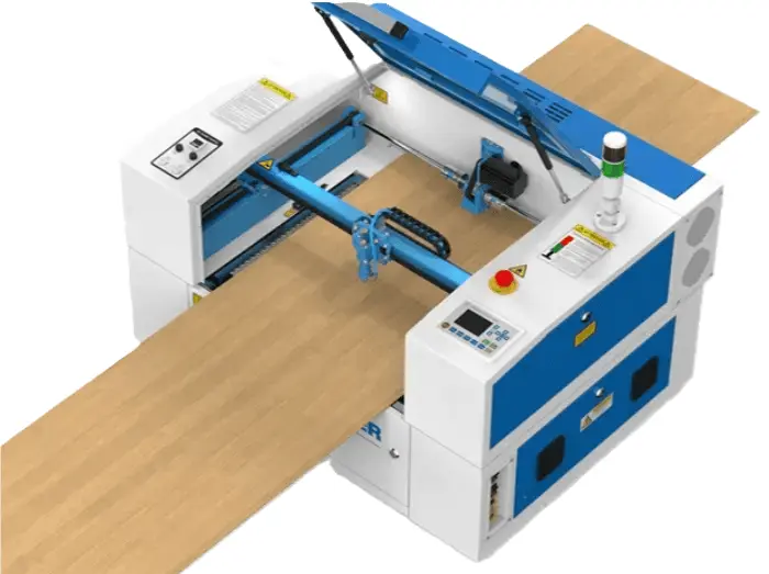 Laser engraving and cutting machine